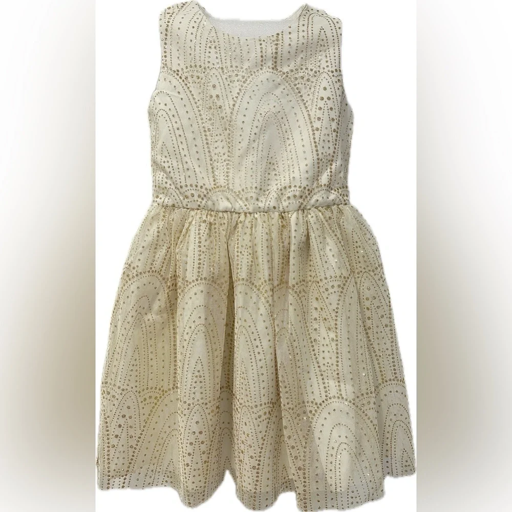 ✨ Sparkle and Shine Girl's Glitter Fit and Flare Dress ✨